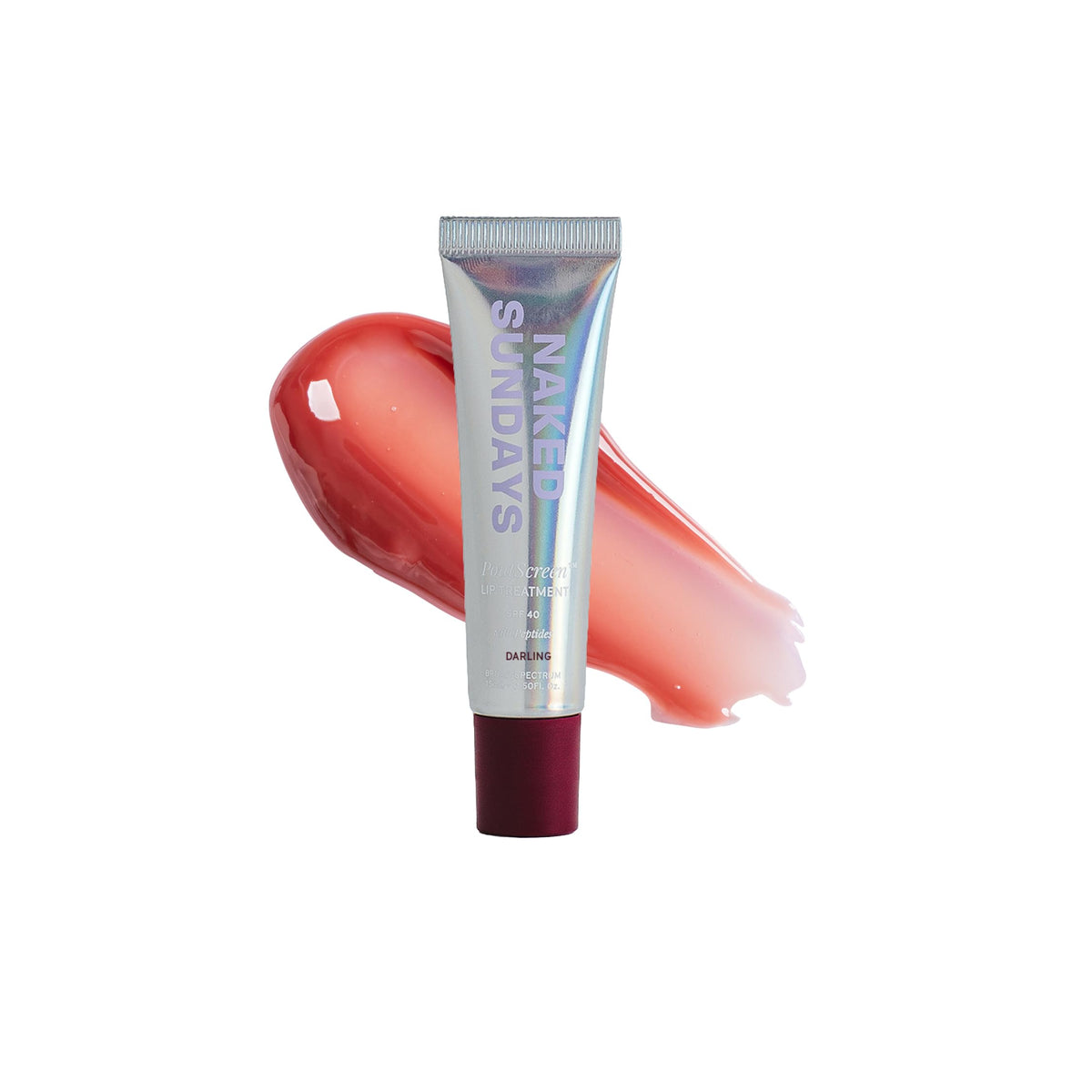 Naked Sundays front packaging showing tube and shade name for easy identification