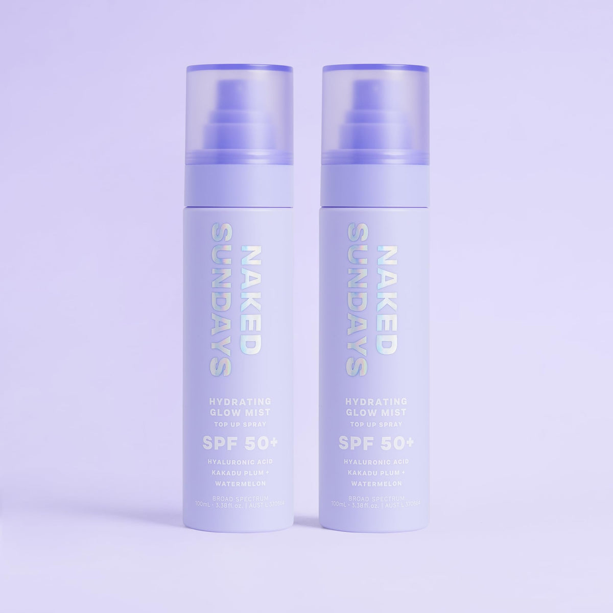 Naked Sundays face mist in a beach bag illustrating on-the-go SPF top-up practicality