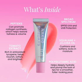 Naked Sundays Love Letter swatches on skin illustrating sheer buildable tint