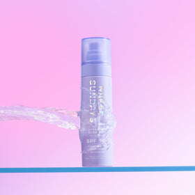 Naked Sundays packed in travel bag emphasizing easy reapplication anywhere