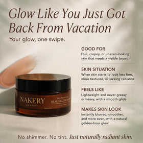 Nakery hands warming and applying balm delivering seamless finish