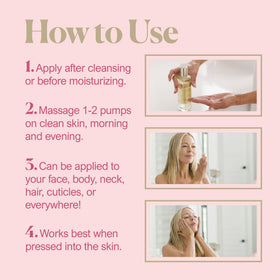 Nakery being applied to face during nighttime routine to boost moisture and tone
