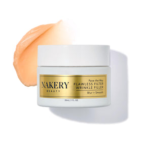 Nakery front packaging showing clean jar and instant smoothing benefit