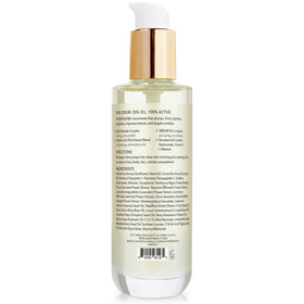 Nakery bottle staged on bathroom vanity to show real-life skincare styling and use