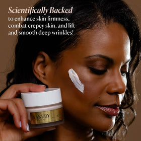 Nakery Lift-Tox open jar revealing creamy contents for deep overnight hydration benefit