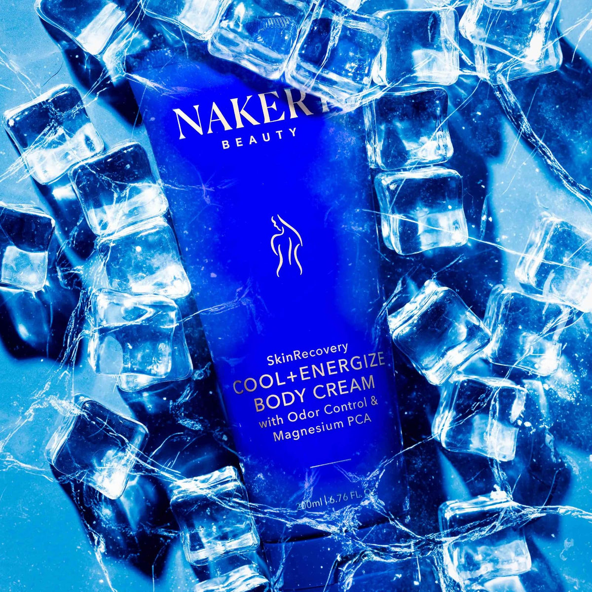Nakery menthol crystals and Dead Sea salt to illustrate cooling mineral benefits