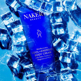 Nakery menthol crystals and Dead Sea salt to illustrate cooling mineral benefits