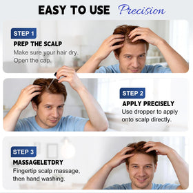 NALIOPI solution texture on palm demonstrating fast-drying benefit