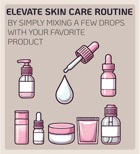 Nano Recipe concentrate texture on skin illustrating quick absorption benefit