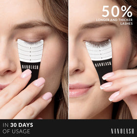 Nanolash applicator brush detail for precise, controlled lash-line application