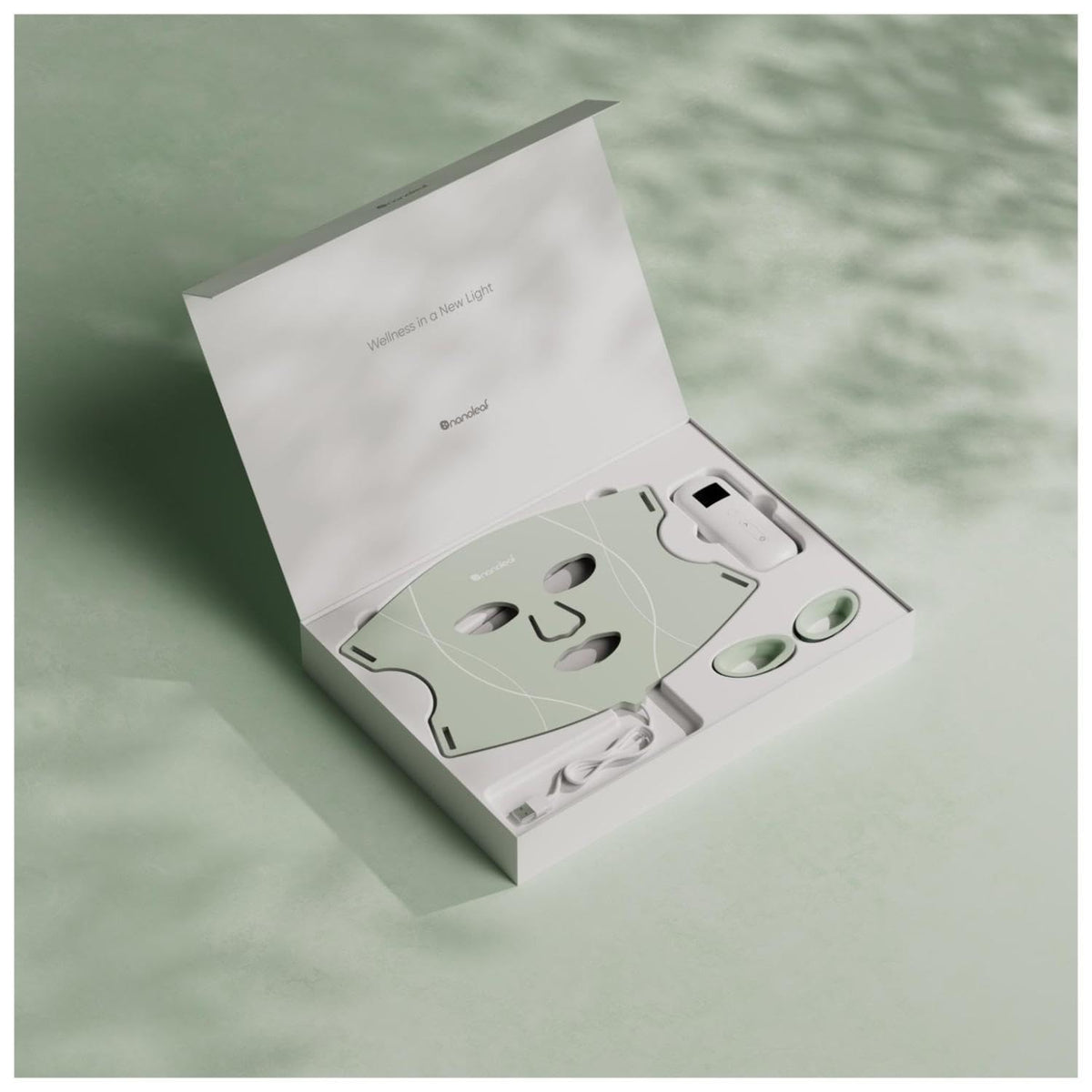Nanoleaf attached controller and battery for cordless, portable session control