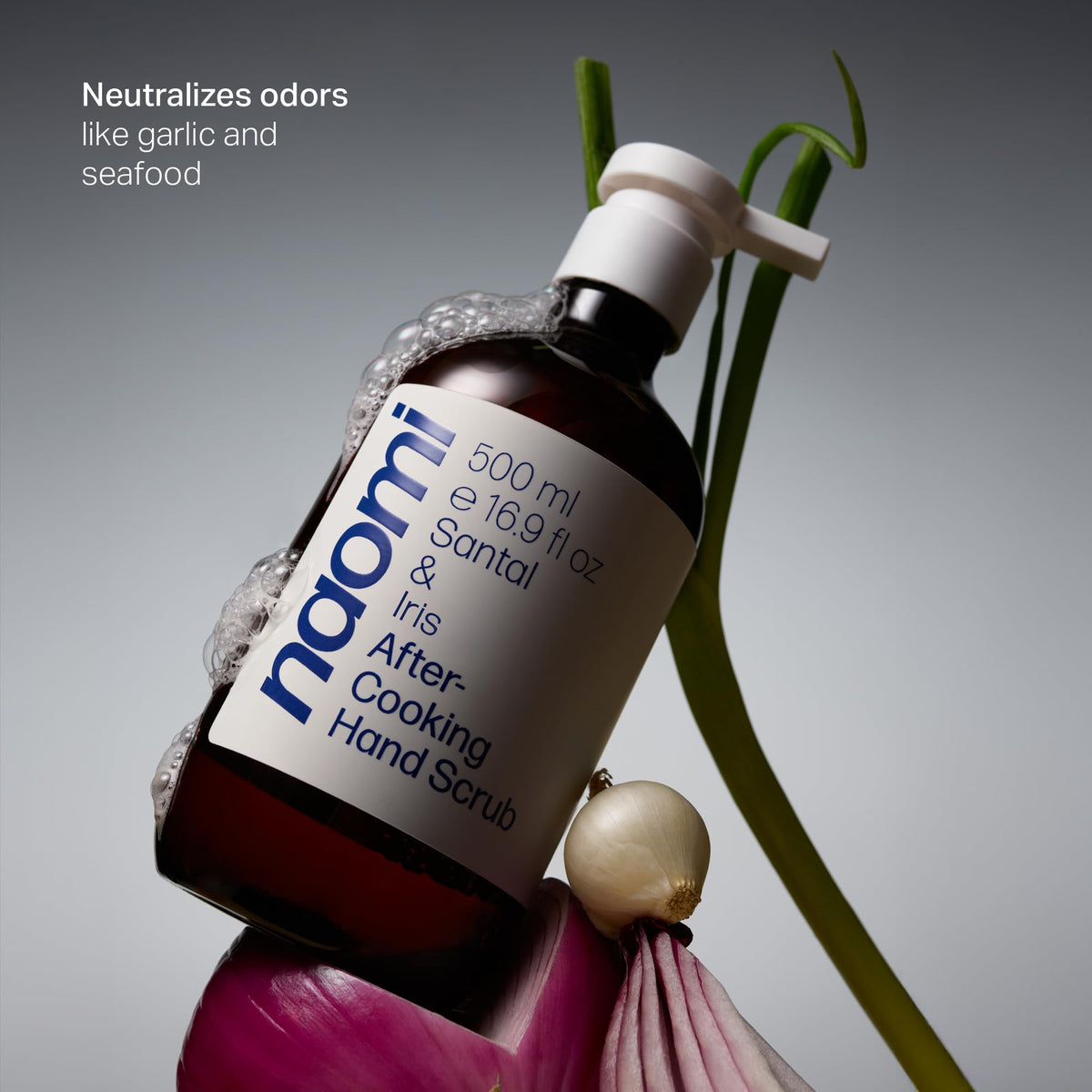 Naomi Cooking close-up of jojoba beads texture showing gentle exfoliation benefit
