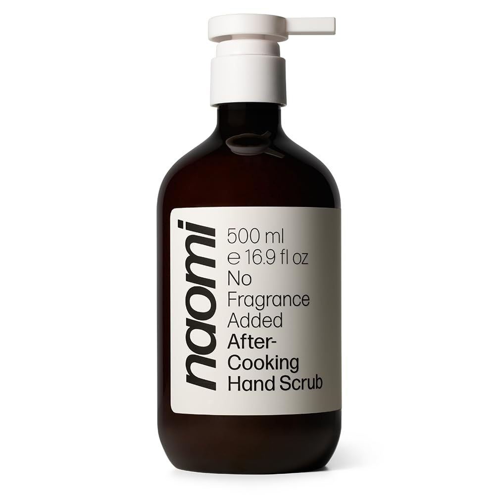 Naomi Cooking front bottle view showing clean packaging and unscented benefit