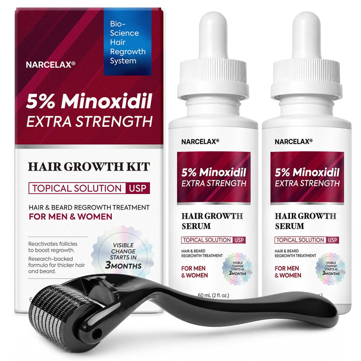 narcelax front packaging shows bottle and box, brand offers clear product ID