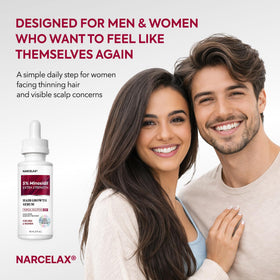 narcelax label close-up showing ingredients, brand ensures informed users