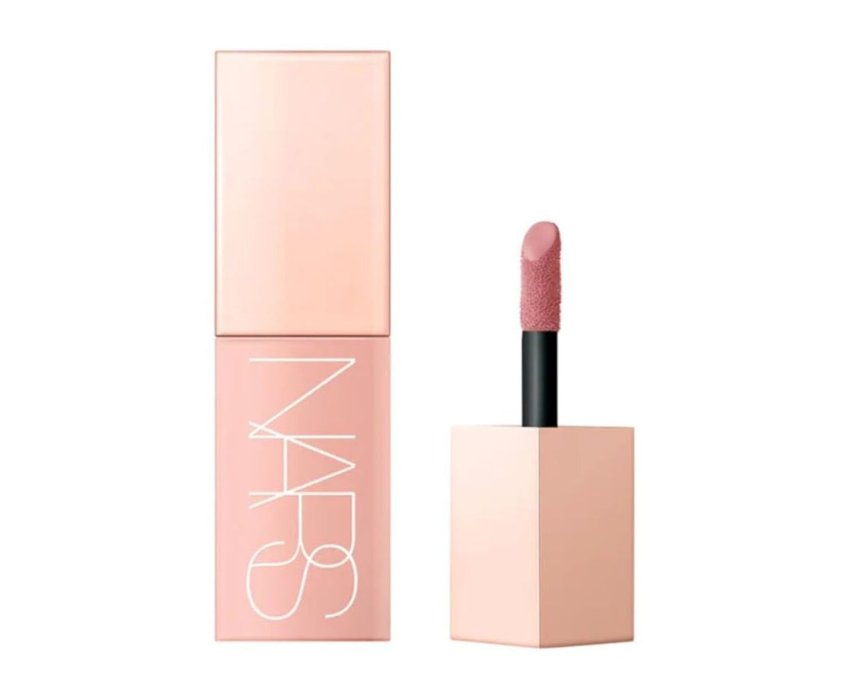 NARS Afterglow liquid blush front packaging showing rosy shade and hydrating finish