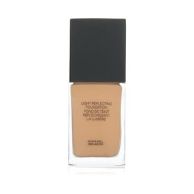 NARS application on skin with sponge, demonstrates seamless coverage and natural glow