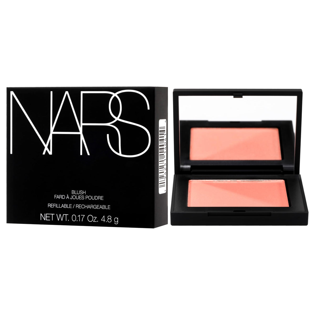 NARS Deep Throat being applied with brush to show effortless buildable application