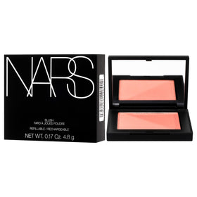 NARS Deep Throat being applied with brush to show effortless buildable application