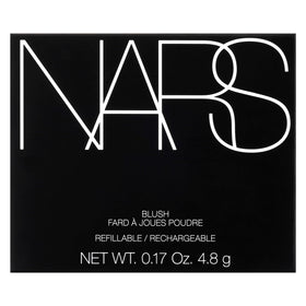 NARS Deep Throat packaging open with mirror for on-the-go touch-up convenience
