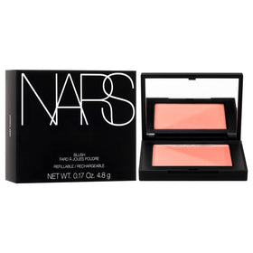 NARS Deep Throat swatch on wrist demonstrating true pink shade and color payoff