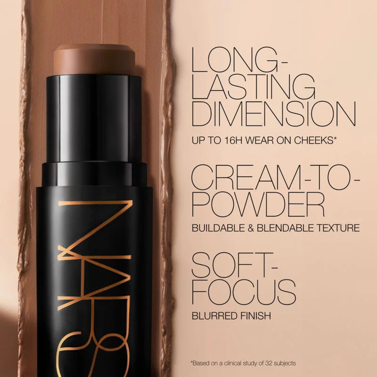 NARS Laguna creamy texture close-up displays smooth blendable finish