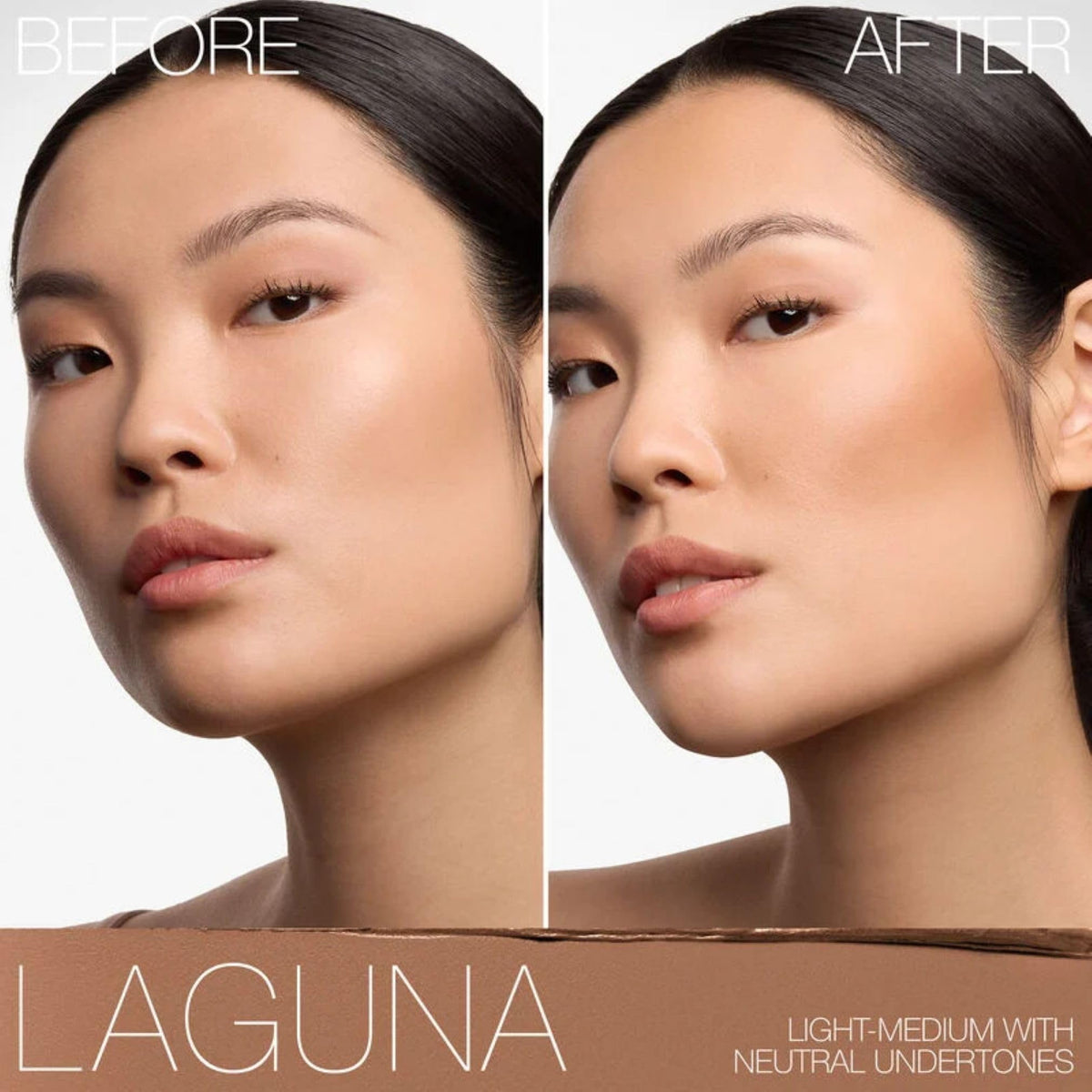 NARS Laguna held in hand shows stick size and travel-friendly benefit