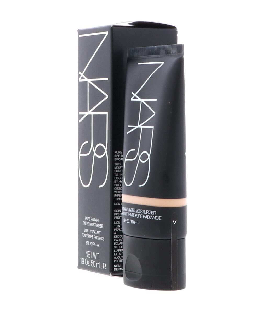 NARS product in hand to display 1.9 oz scale and portability benefit