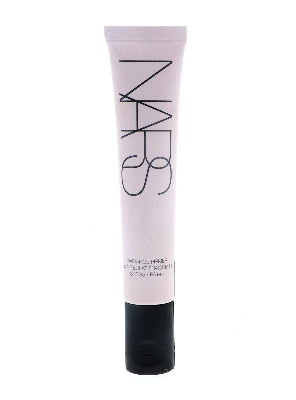 NARS primer texture close-up showing smooth pearlescent finish for natural glow