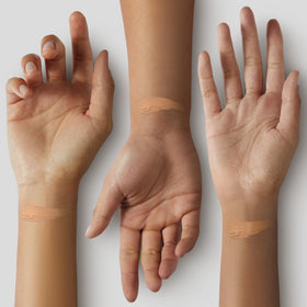Cream texture close-up of NARS concealer demonstrating hydrating, luminous finish
