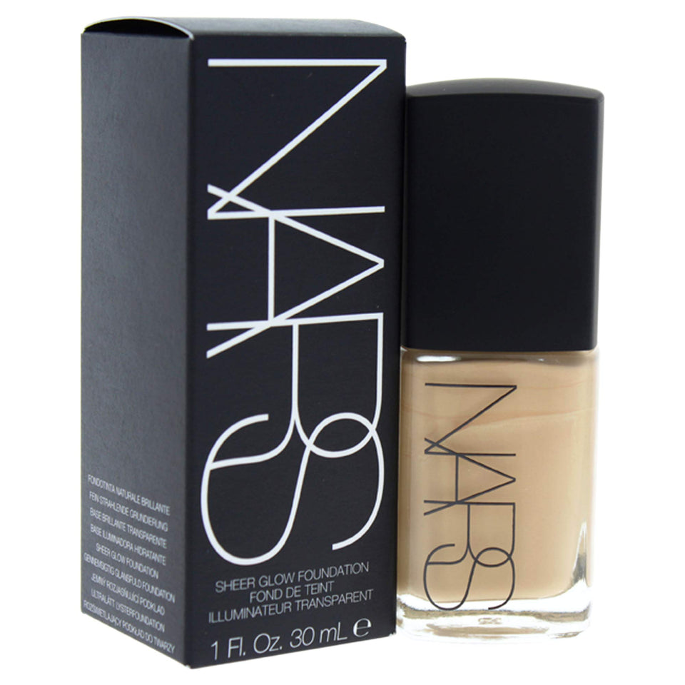 NARS front bottle showing packaging and shade, enhances easy shade selection