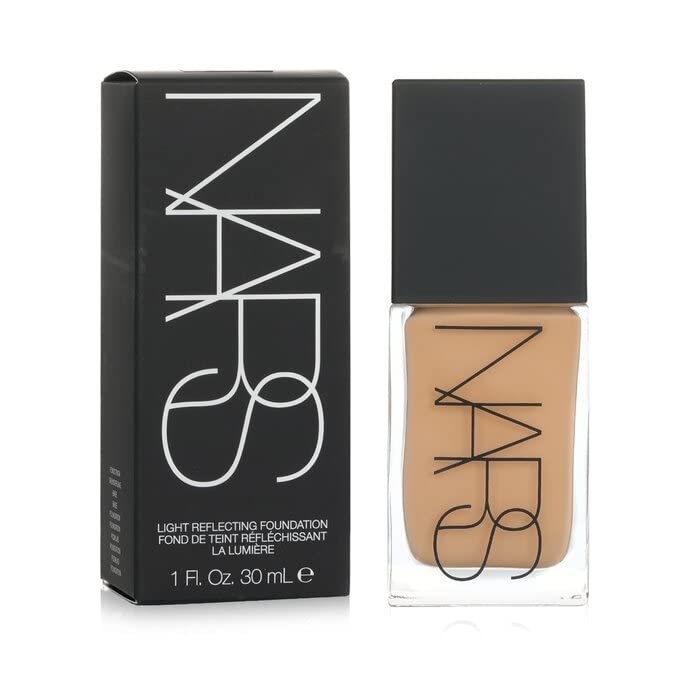 NARS texture closeup of foundation drop, shows creamy luminous finish and blendability
