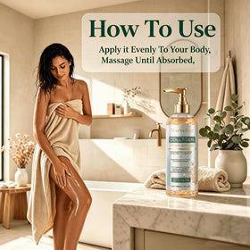 Narvokey bottle staged on bathroom shelf showing daily ritual benefit