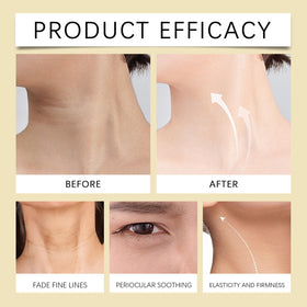 Nascence eye massage in use reducing puffiness and revitalizing eyes