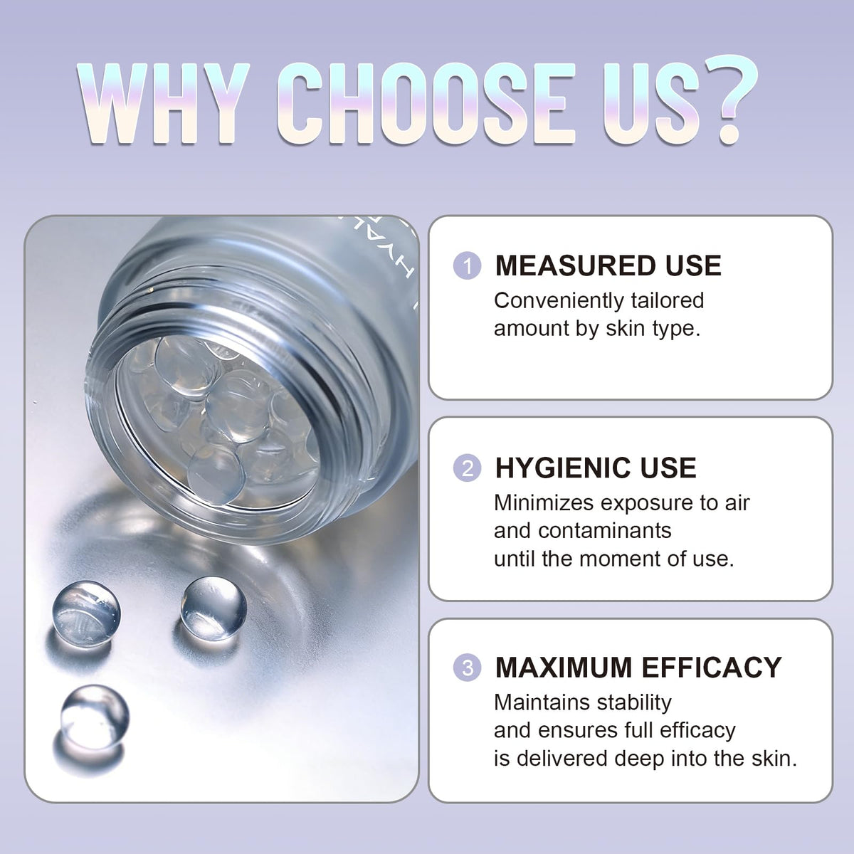 Nascence serum droplet texture highlighting lightweight hydration and fast absorption