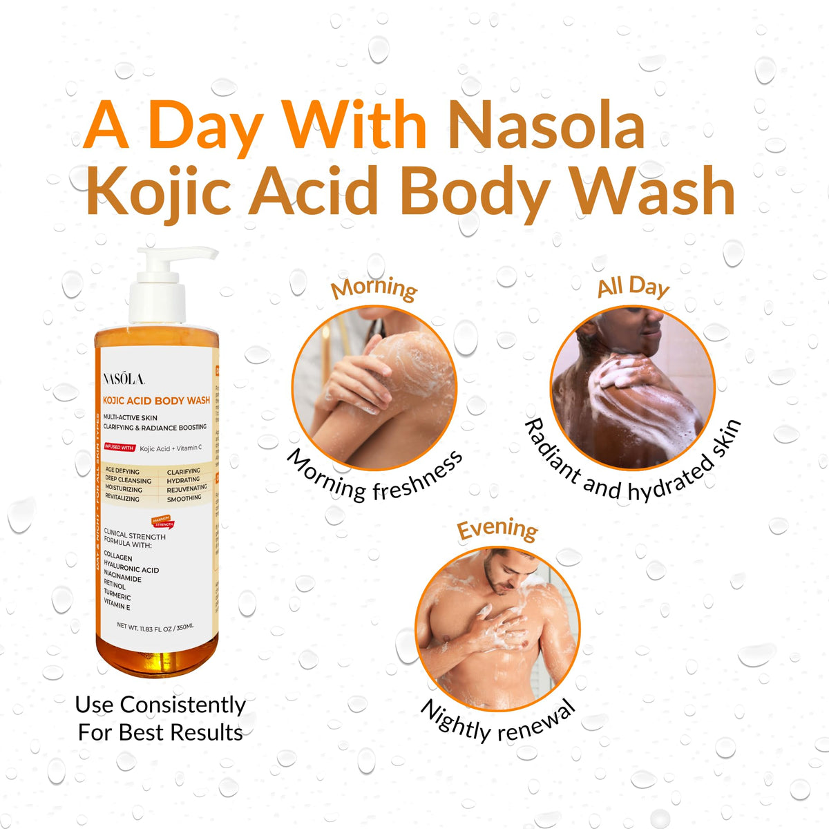 Nasola bottle label close-up highlighting key ingredients and benefits