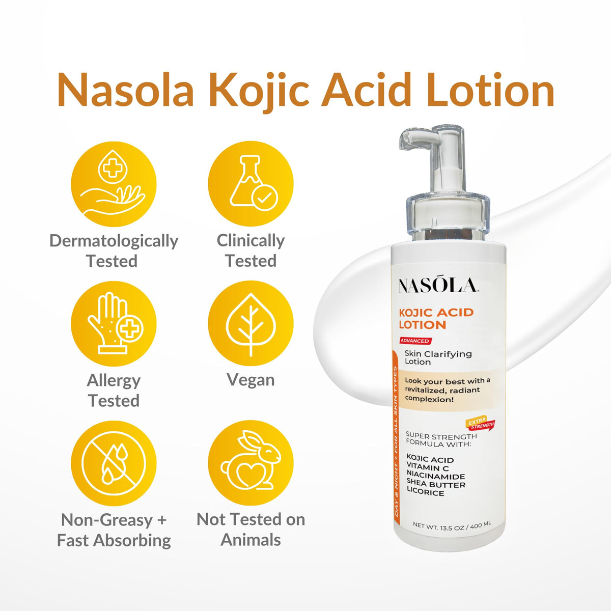 Nasola bottle held in hand to show size and travel-friendly benefit