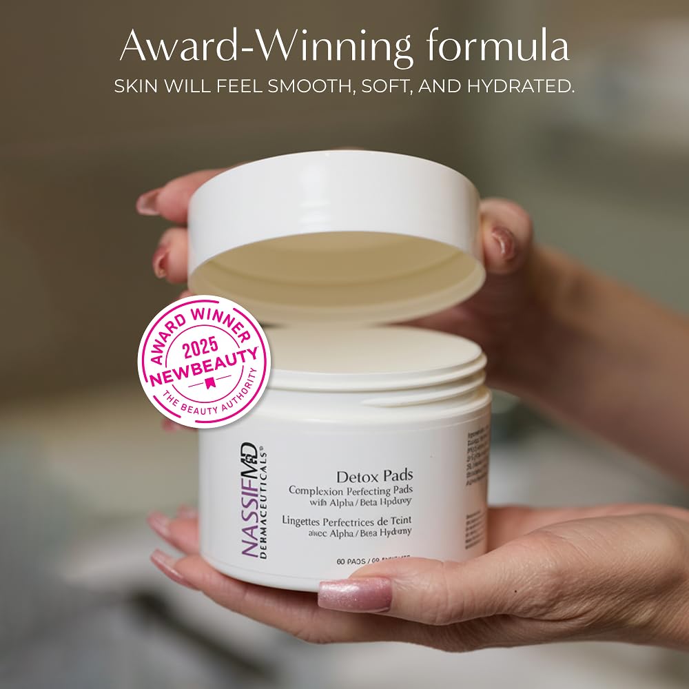 NassifMD pad in hand to show true size and convenient single-use benefit