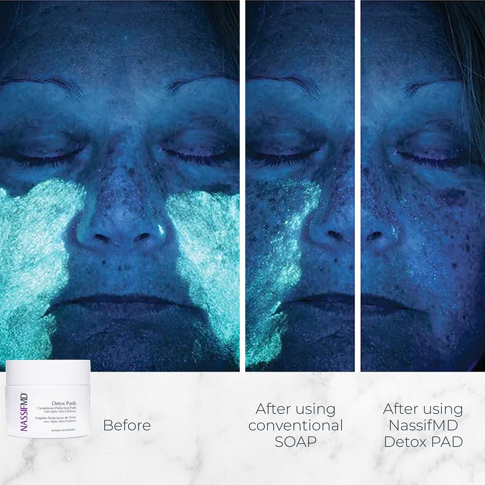 NassifMD close-up of a single pad texture for gentle exfoliation
