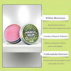Nasteck Mobile Parts close-up calendula petals near balm highlighting botanical ingredient and gentle comfort