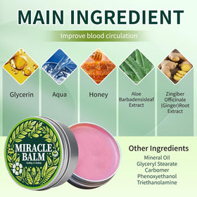 Nasteck Mobile Parts open jar revealing smooth balm texture useful for quick absorption and easy spreading