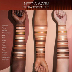 Natasha Denona close-up of shadow pans highlighting texture and rich payoff