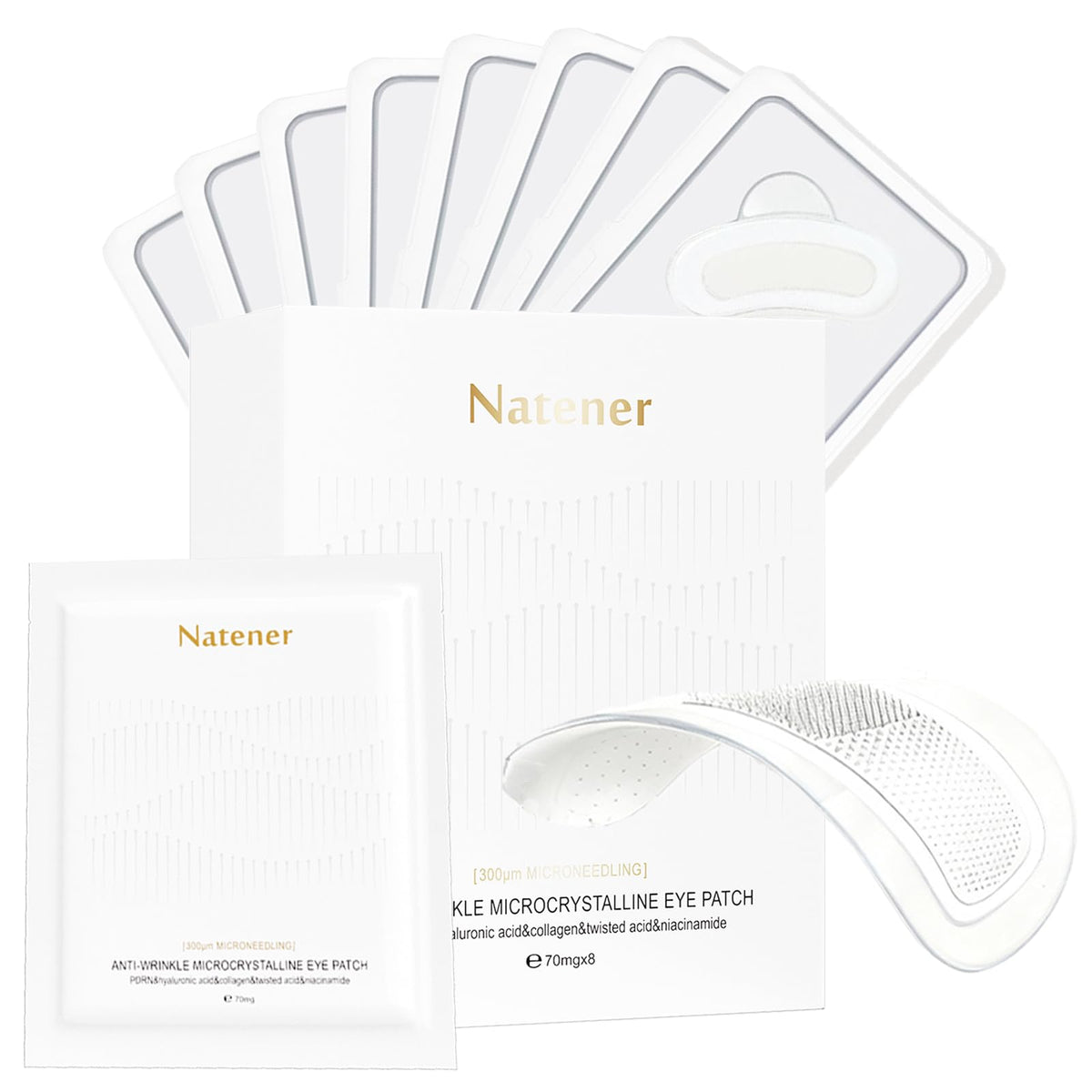 Natener front packaging showing 8 pairs and product benefits