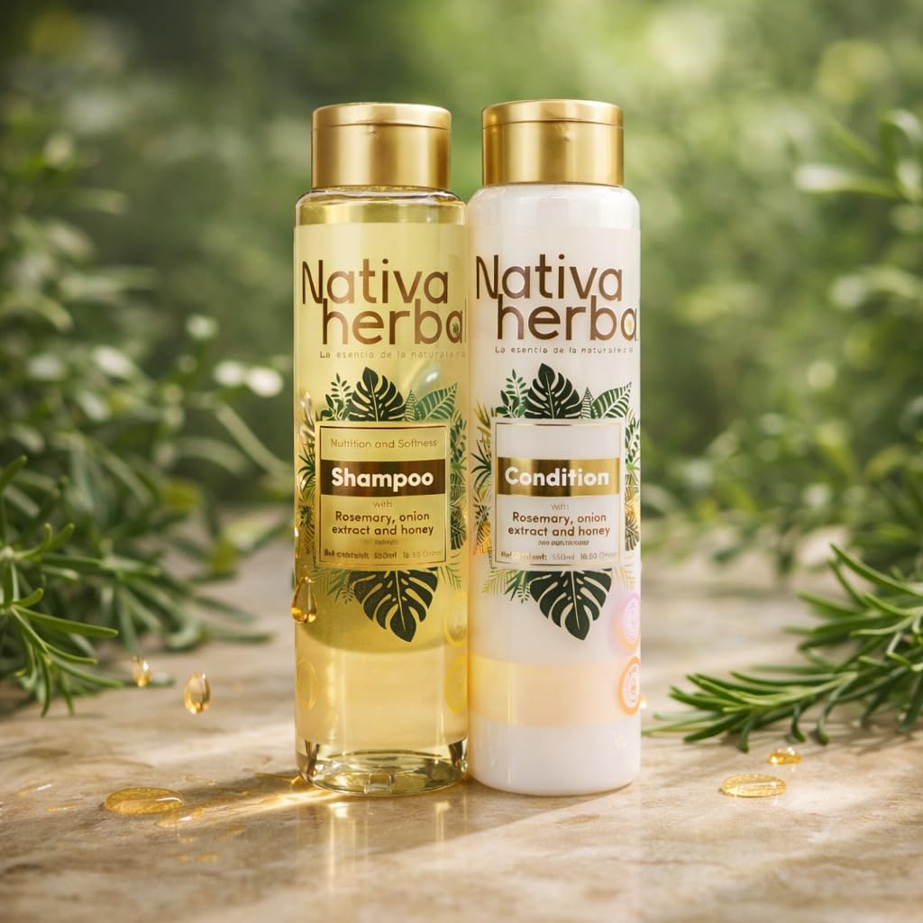 Nativa Herbal after-wash shiny hair result, smoother-looking hair with improved manageability