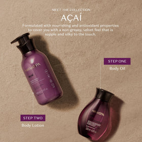 Nativa SPA oil on bathroom vanity in lifestyle scene suggesting daily self-care ritual