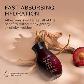 NATIVA SPA pump and cap detail highlighting easy dispensing benefit