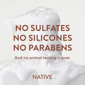 Native set styled on a bathroom shelf conveying everyday use and warm scent