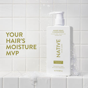 Native back label with ingredients list visible for ingredient transparency