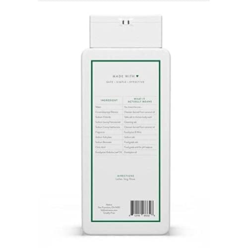 Native bottle in shower setting illustrating practical use and refreshing scent benefit