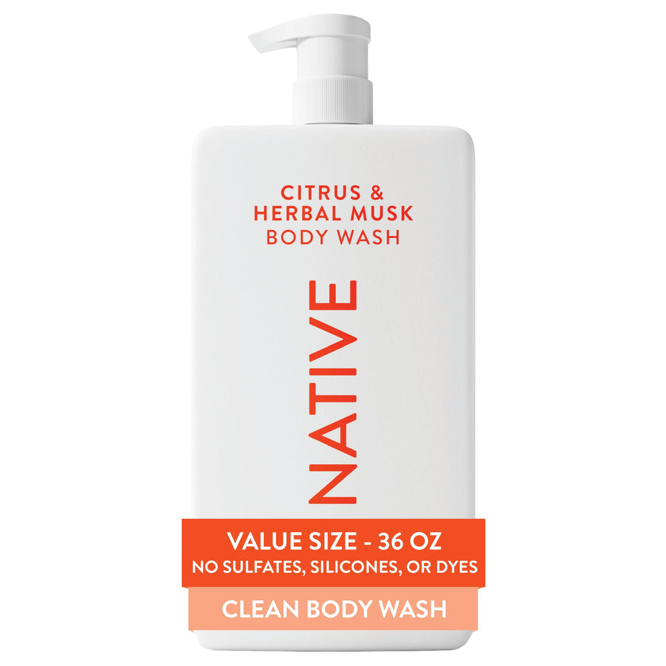 Native front packaging 36 oz pump showing clean design and convenience